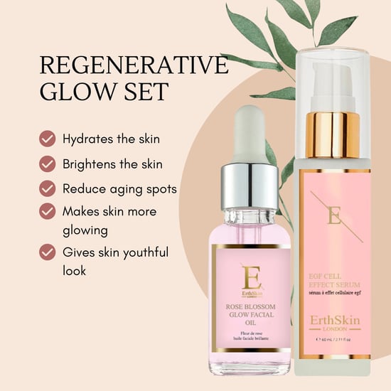 EGF CELL EFFECT SERUM 60ML +  Rose Blossom Glow Facial Oil 30ml - Image 2