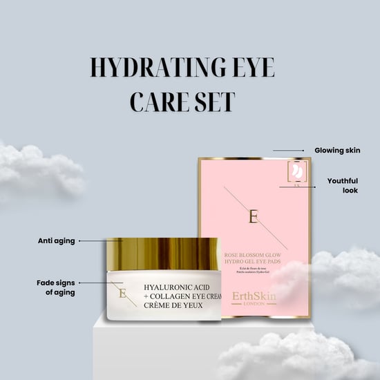 Hyaluronic Acid + Collagen Pro Age Eye Cream 30ml + Rose Blossom Glow Hydro-Gel Eye Pads 5 X 2 - Image 2