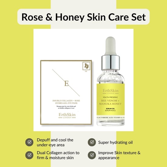Bee Venom + Manuka Honey Serum Oil 30ml + Double Collagen + Rose Hydrogel Eye Pads 5 X 2 - Image 3