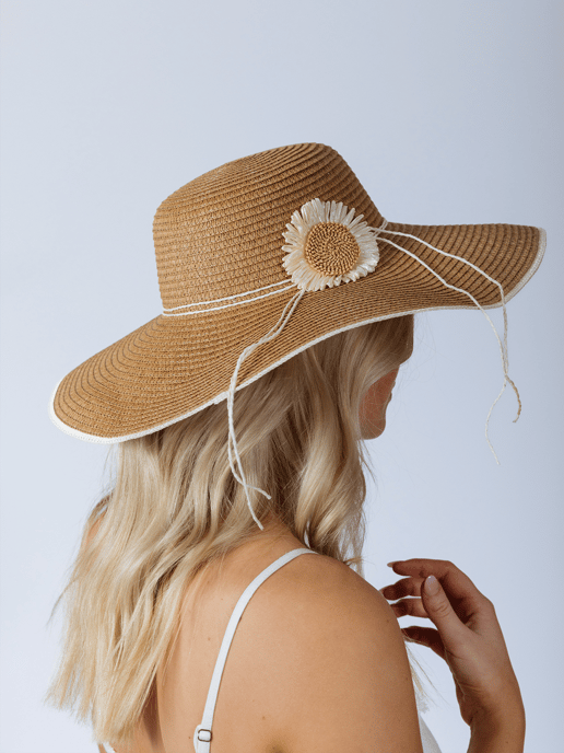 Sunflower Straw Sun Hat - Image 3