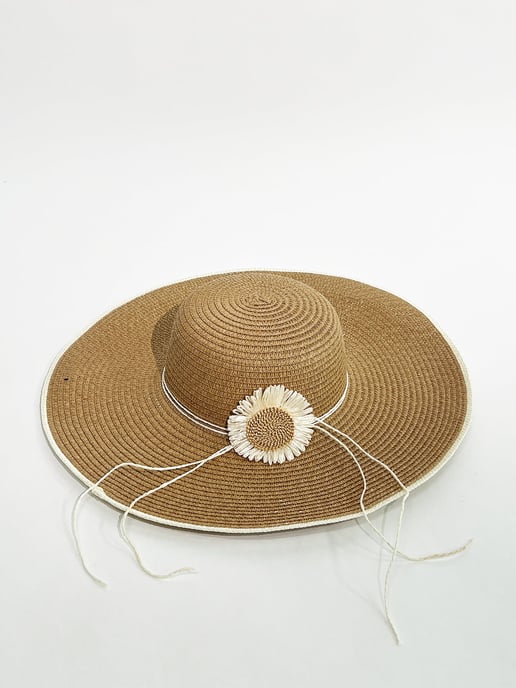 Sunflower Straw Sun Hat - Image 5