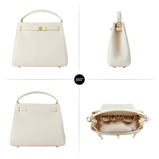 VICTORIA HYDE Victoria III handbag in Moonlight White - Image 4