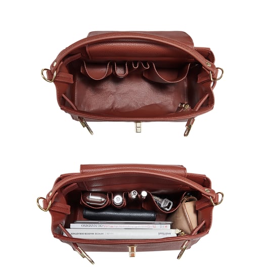 VICTORIA HYDE Victoria III handbag in red-brown - Image 5