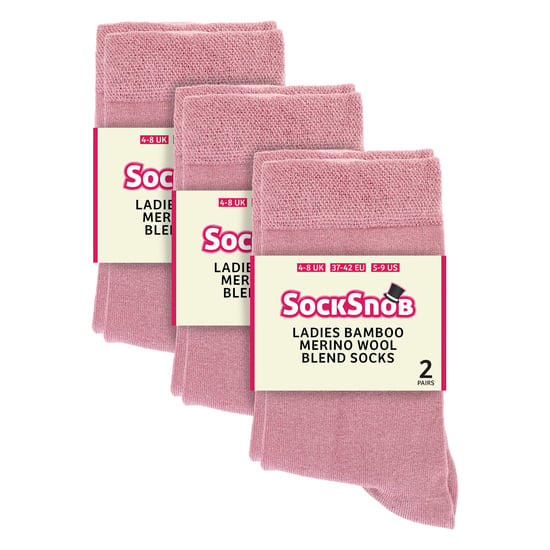 Dames 6-Pack Sokken van Bamboe en Merinowolmix - Image 2