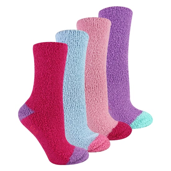 4 Pack Ladies Funny Cake Socks | Soft Fluffy Novelty Non Slip Gift Socks - Image 4