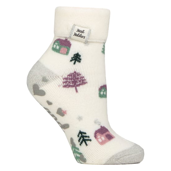 Cozy Turn-Over Cuff Lounge Socks | Varma vinterstrumpor för kvinnor - Image 1