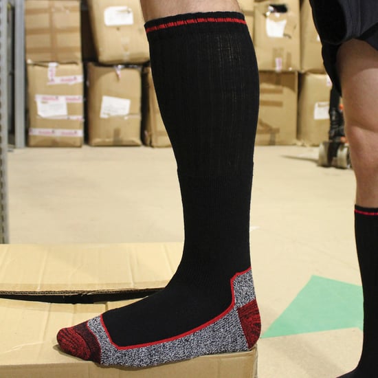 Men's Knee High Bamboo Work Socks for Steel Toe Boots | Anti Sweat Heavy Duty - Image 5