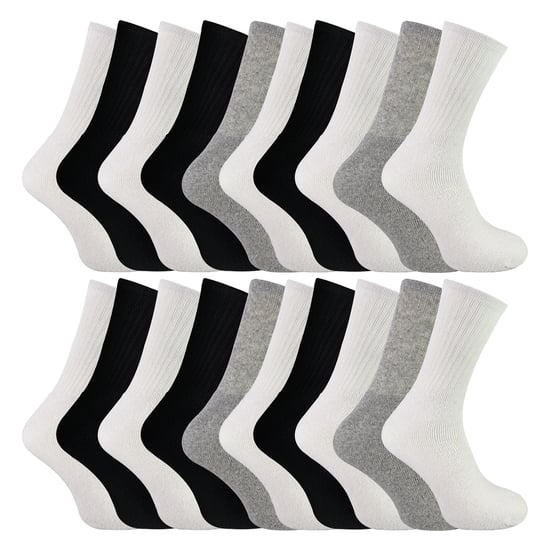 Mens 20 Pack Multipack Sport Socks | Breathable Cotton Running Socks - Image 3