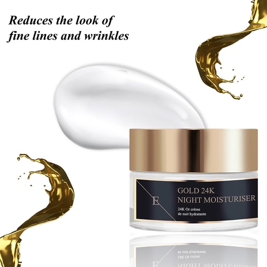 Anti-Wrinkle Night Moisturiser 24k Gold 50ml - Image 4