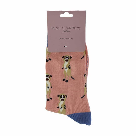 1 Pack Ladies Novelty Animal Patterned Bamboo Socks - Image 2