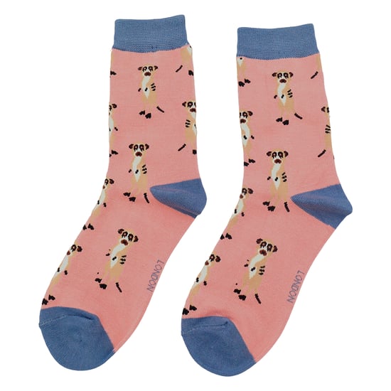 1 Pack Ladies Novelty Animal Patterned Bamboo Socks - Image 4