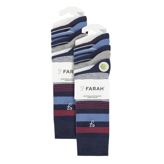 Mens 10 Pair Multi-Pack Bright Bamboo Socks - Image 2