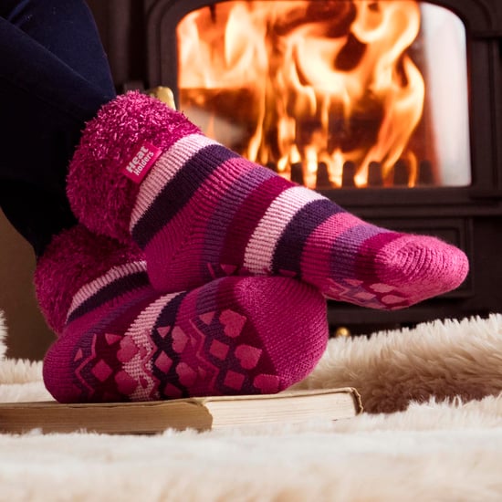 Vrouwen Zachte Gestreepte Lounge Sokken voor de Winter - Image 5