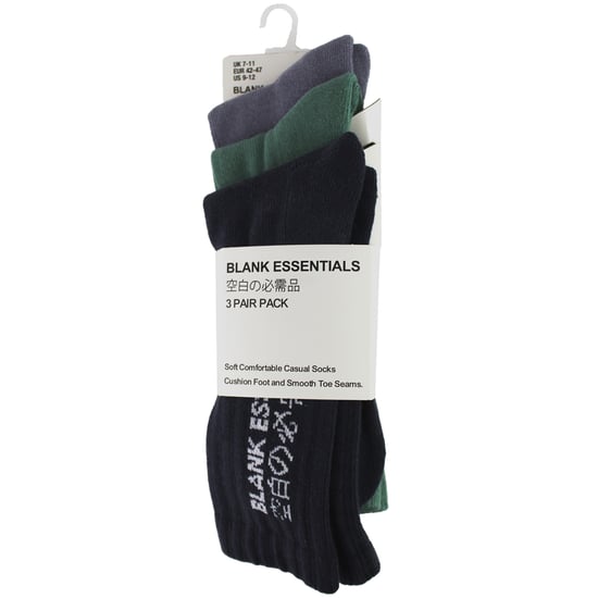3 Pairs Mens Cotton Sport Crew Socks - Image 2