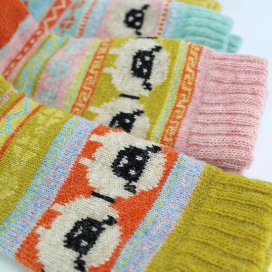 Ladies 12 Pack Alpaca Socks with Sheep Pattern - Image 3