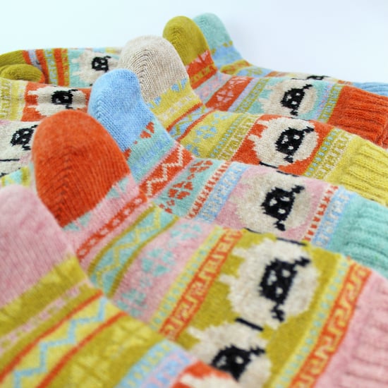 Ladies 12 Pack Alpaca Socks with Sheep Pattern - Image 5
