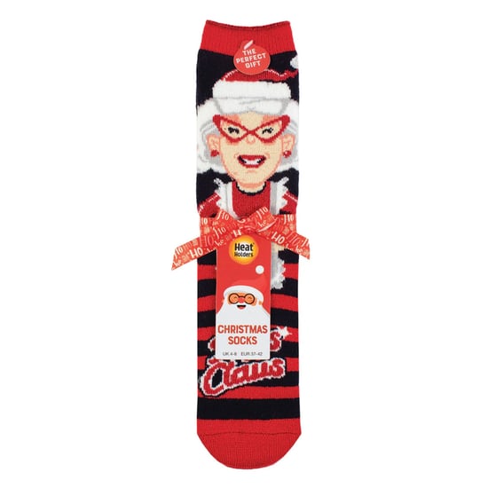 Womens Fluffy Christmas Socks by Heat Holders Lite - Image 2