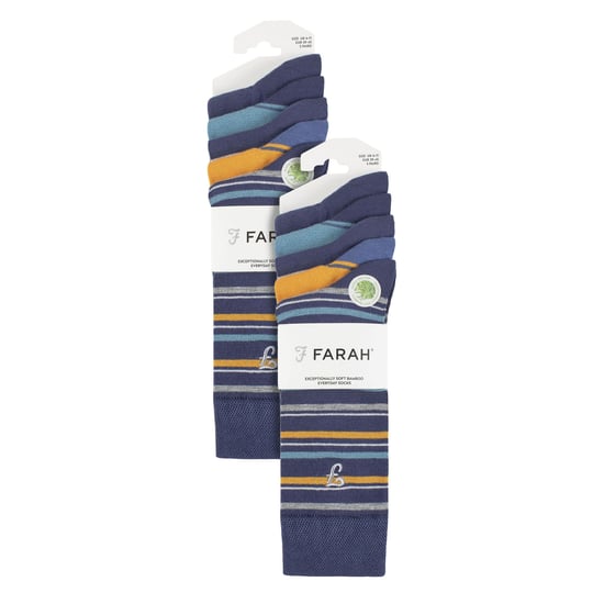 Herr 10 par Multi-Pack Bright Bamboo Strumpor - Image 2