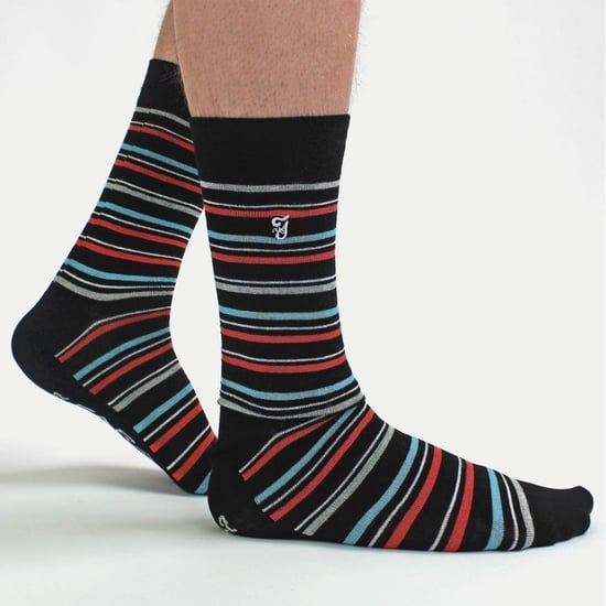Mens 10 Pair Multi-Pack Bright Bamboo Socks - Image 4