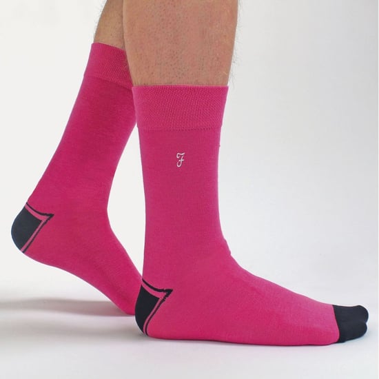 Mens 10 Pair Multi-Pack Bright Bamboo Socks - Image 5