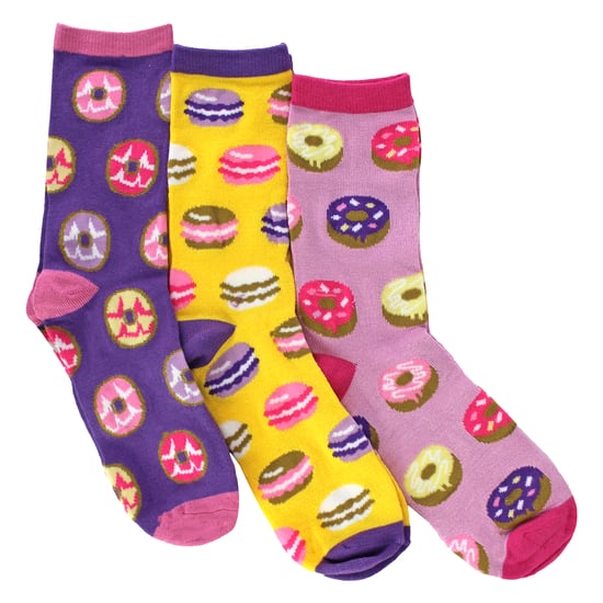 6 Pack Ladies Novelty Food Design Socks | Fun Colourful Bamboo Socks - Image 4