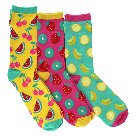 6 Pack Ladies Novelty Food Design Socks | Fun Colourful Bamboo Socks - Image 5