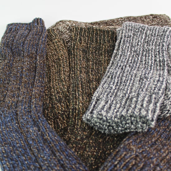 Mens 6 Pack Ribbed Alpaca Boot Socks - Image 4