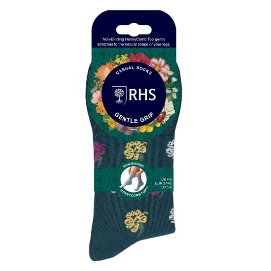 6 Pairs Ladies Non Elastic Soft Top Diabetic Socks - Image 2