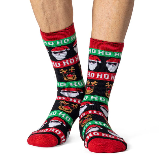Mannen Fluffy Kerstsokken van Heat Holders Lite - Image 4
