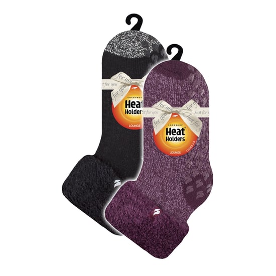 2-pack mjuka lounge-strumpor med grepp för damer - Image 2