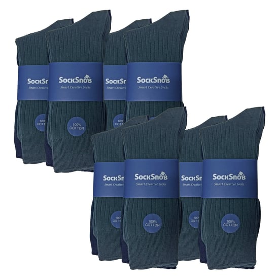 24 Pairs Multipack Mens Ultimate Comfort 100% Cotton Socks - Image 2