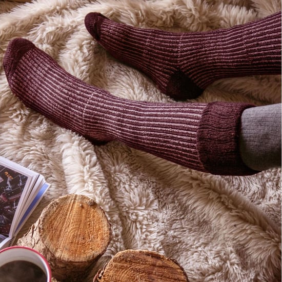 Dames Dikke Winter Warme Knielange Geribbelde Thermo Boot Sokken - Image 3