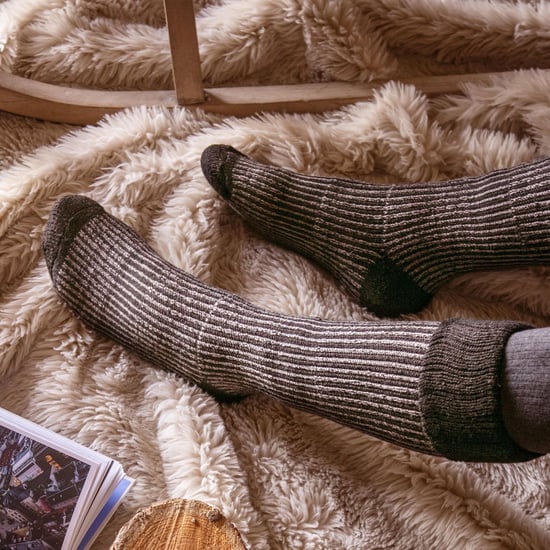 Dames Dikke Winter Warme Knielange Geribbelde Thermo Boot Sokken - Image 4