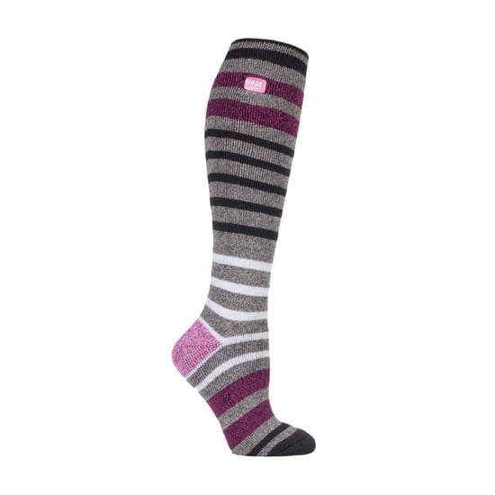 Ladies Thin Extra Long Lightweight Knee High Thermal Socks - Image 1