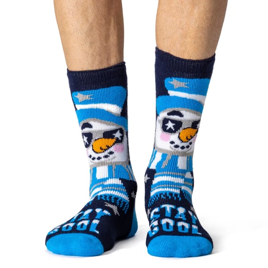 Mens Fluffy Christmas Socks by Heat Holders Lite - Image 4