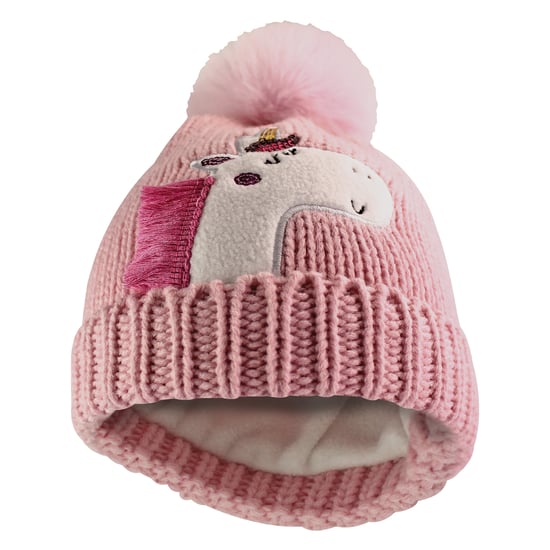 Barn Unicorn Beanie Mössa med Pom Pom | Pojkar & Flickor Vintermössa med Bobble - Image 3