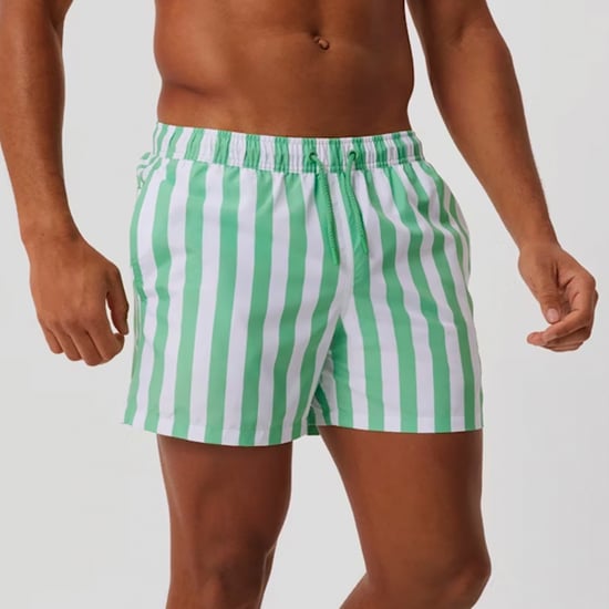 Löst sittande badbyxor med tryck och ficka för män - Image 3