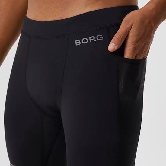 Mens Running Short Tights With Reflective Strip - Image 5