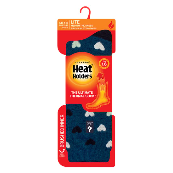 Ladies Thermal Lite Patterned Socks for Winter - Image 2