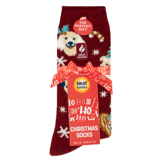 Dames Lite Thermische Kerst Novelty Patroon Sokken - Image 2
