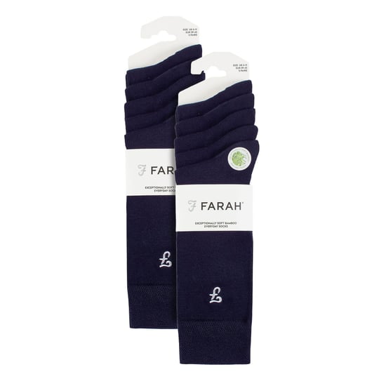 Mens 10 Pair Multi-Pack Bright Bamboo Socks - Image 2