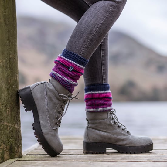 Ladies Thermal Lite Patterned Socks for Winter - Image 5