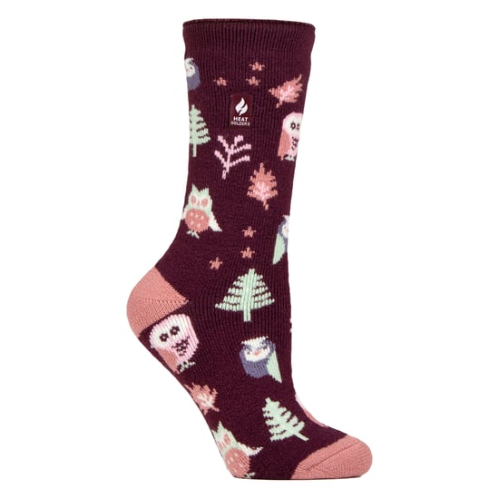 Ladies Thermal Lite Patterned Socks for Winter - Image 1