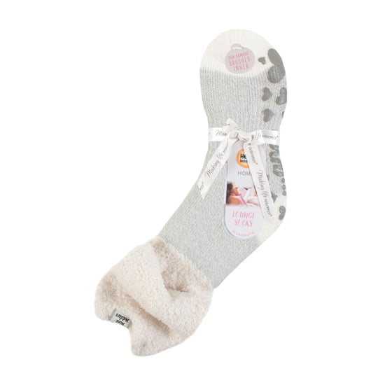 Dames Fluffy Slouch Top Antislip Thermo Bed Sokken - Image 2