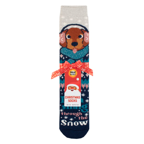Ladies Lite Thermal Christmas Novelty Patterned Socks - Image 2