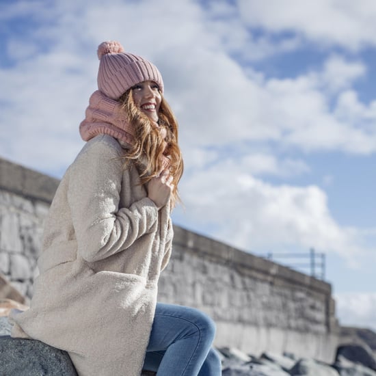 Ladies Ribbad Manschett Termisk Isolerad Vinter Pom Pom Bobble Mössa - Image 3