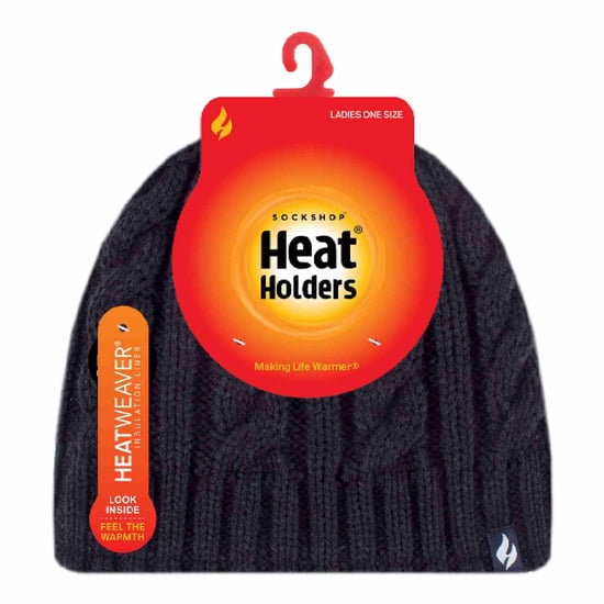 Dames Kabelgebreide 3.4 Tog Fleece gevoerde Thermische Wintermuts - Image 2