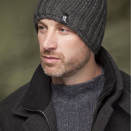 Mens Chunky Soft Winter Ribbed Hat - 2 Pack - Image 3