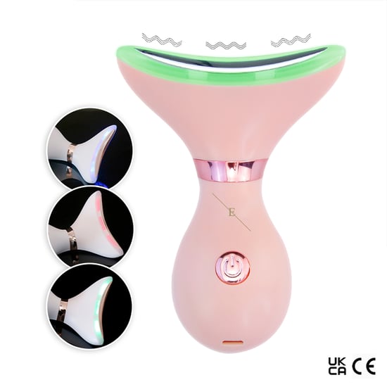 Neck & Jawline Definer LED anti-ageing system - ( Pink Colour ) - Image 5