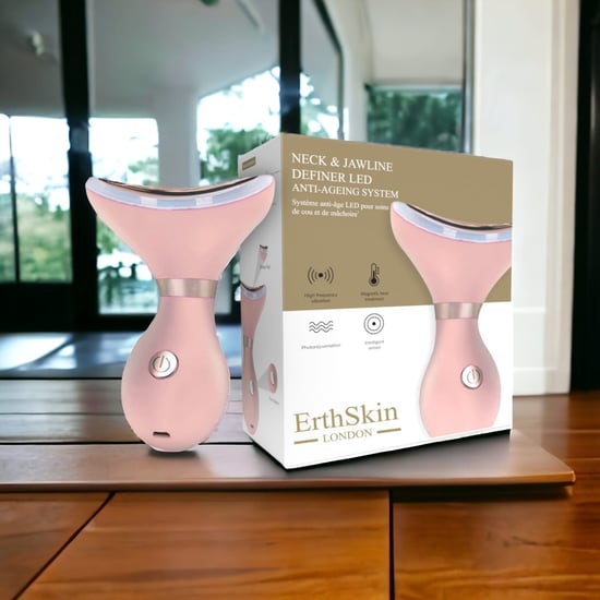 Neck & Jawline Definer LED anti-ageing system - ( Pink Colour ) - Image 6